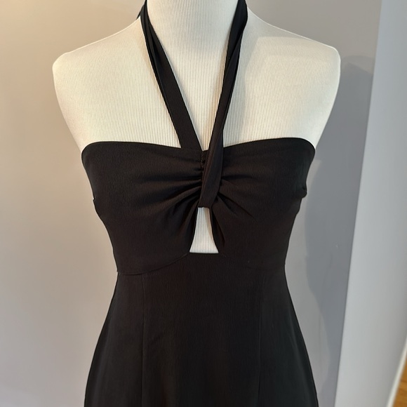 Abercrombie Black Mini Halter Dress - Picture 3 of 5
